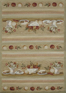 Name:Hampton HA-07 HM Tea Time / Lt. Gold Rug, Item id:7510_HAMPHA-07TTLD (Medium Image)