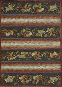 Name:Hampton HA-08 HM Veggie / Charcoal Rug, Item id:7510_HAMPHA-08VGCC (Medium Image)