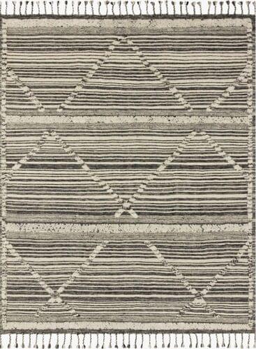 Loloi IMAN IMA-01 Beige Hand Knotted Wool Rug Product Image