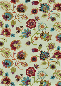 Name:Juliana JL-22 Ivory-Floral Rug, Item id:7510_JL-22_Ivory-Floral (Medium Image)