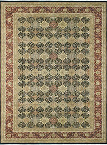 Name:Kingsford KI-01 FR Black / Red Rug, Item id:7510_KINGKI-01BLRE (Medium Image)