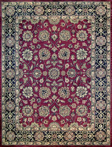 Name:Maple MP-07 HM Red / Black Rug, Item id:7510_MAPLMP-07REBL (Medium Image)