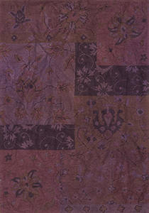 Name:Xela XA-06 Wine Rug, Item id:7510_XA-06_Wine (Medium Image)
