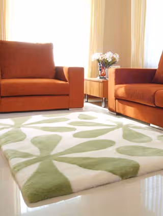 Designer sheepskin rugs