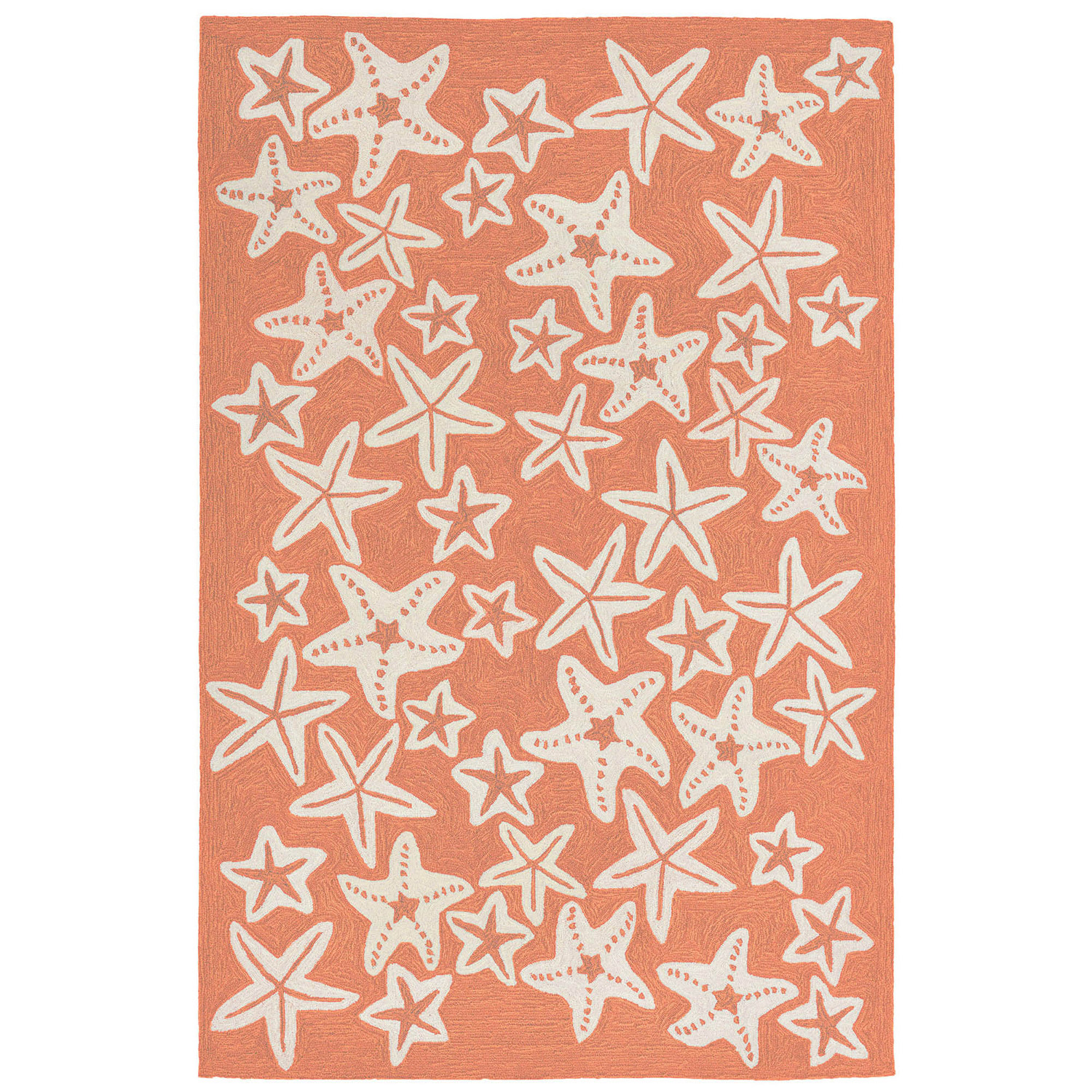 Liora Manne Capri Indoor/Outdoor Durable Hand-Tufted  UV Stabilized Rug- Starfish Coral  Product Image