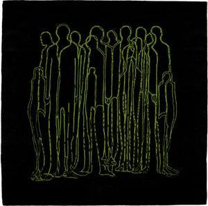 Name:Multitude Black and Green, 8' x 8', Item id:clearance_Multitude_Black_and_Green (Thumbnail Image)
