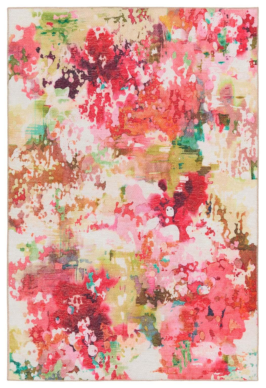 Vibe by Jaipur Living Rouge Indoor/Outdoor Floral Pink/ Multicolor Area Rug  Product Image