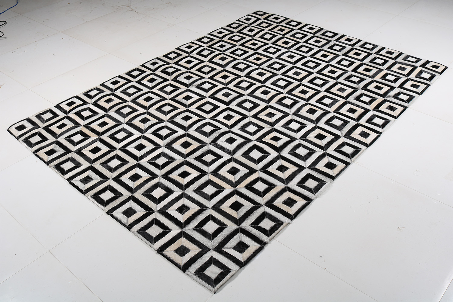 MODERN LOOM JR-5380 Leather Patchwork Rugs Product Image