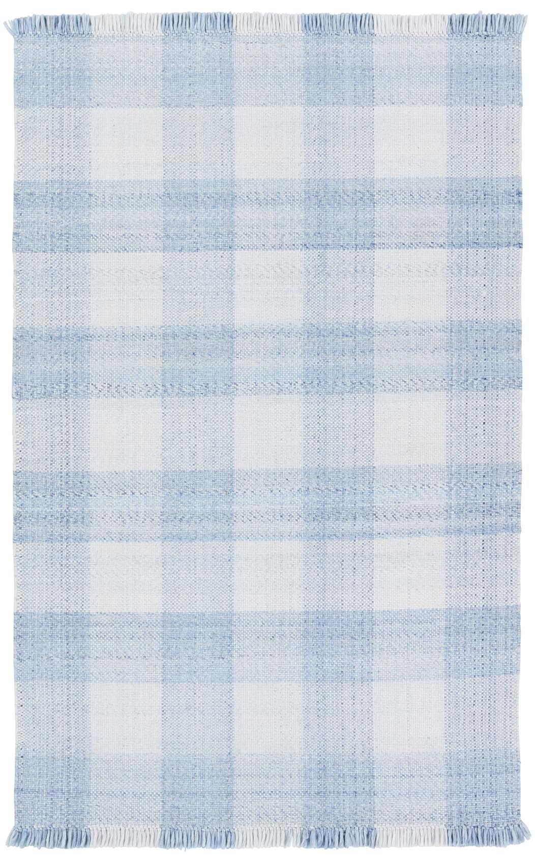 Jaipur Living Truce Handmade Indoor/Outdoor Striped Light Blue/ Ivory Area Rug  Product Image