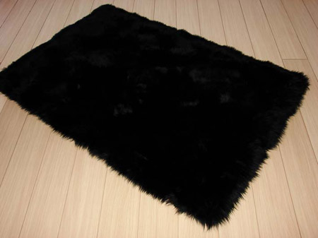 Name:Solid Rectangle Sheepskin Rug, Item id:25_MROLWChocolate (Medium Image)