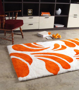 Name:Spray Tangerine Rug, Item id:25_MROSWPeach (Medium Image)