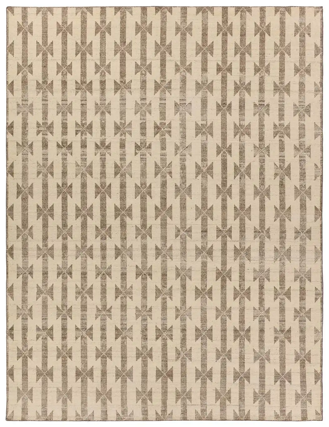 Verde Home by Jaipur Living Gent Hand-Knotted Trellis Taupe/ Cream Area Rug  Product Image