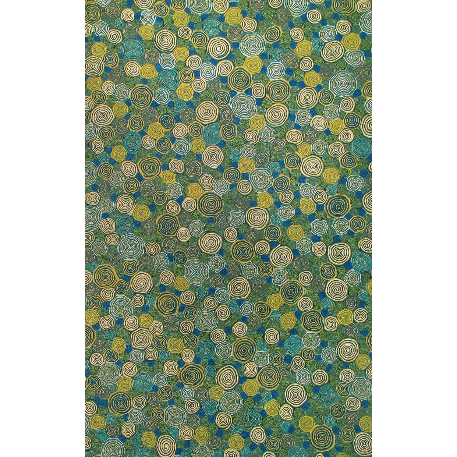 Liora Manne Visions III  Rug-Abstract, Giant Swirls Marina  Product Image