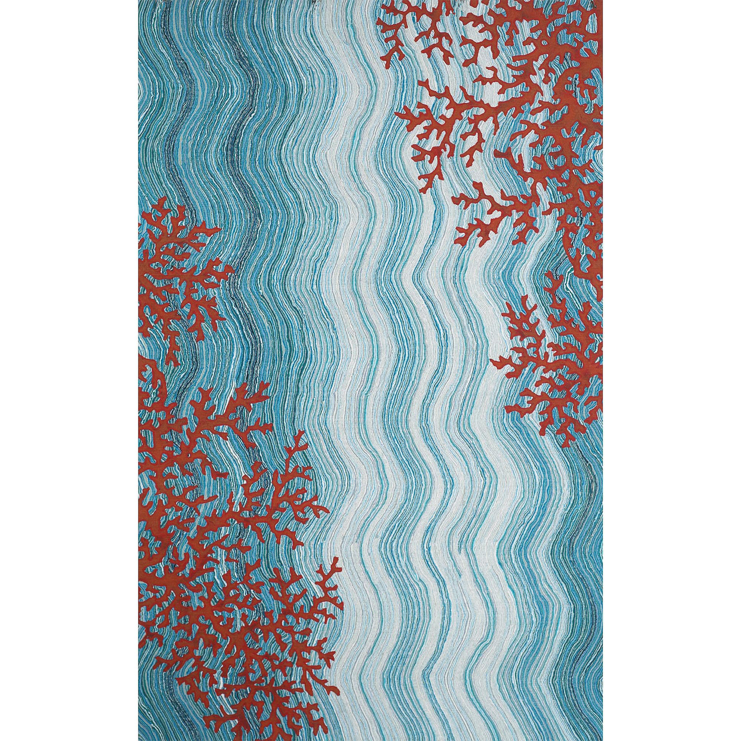 Liora Manne Visions IV  Rug-Whimsical, Coral Reef Water  Product Image