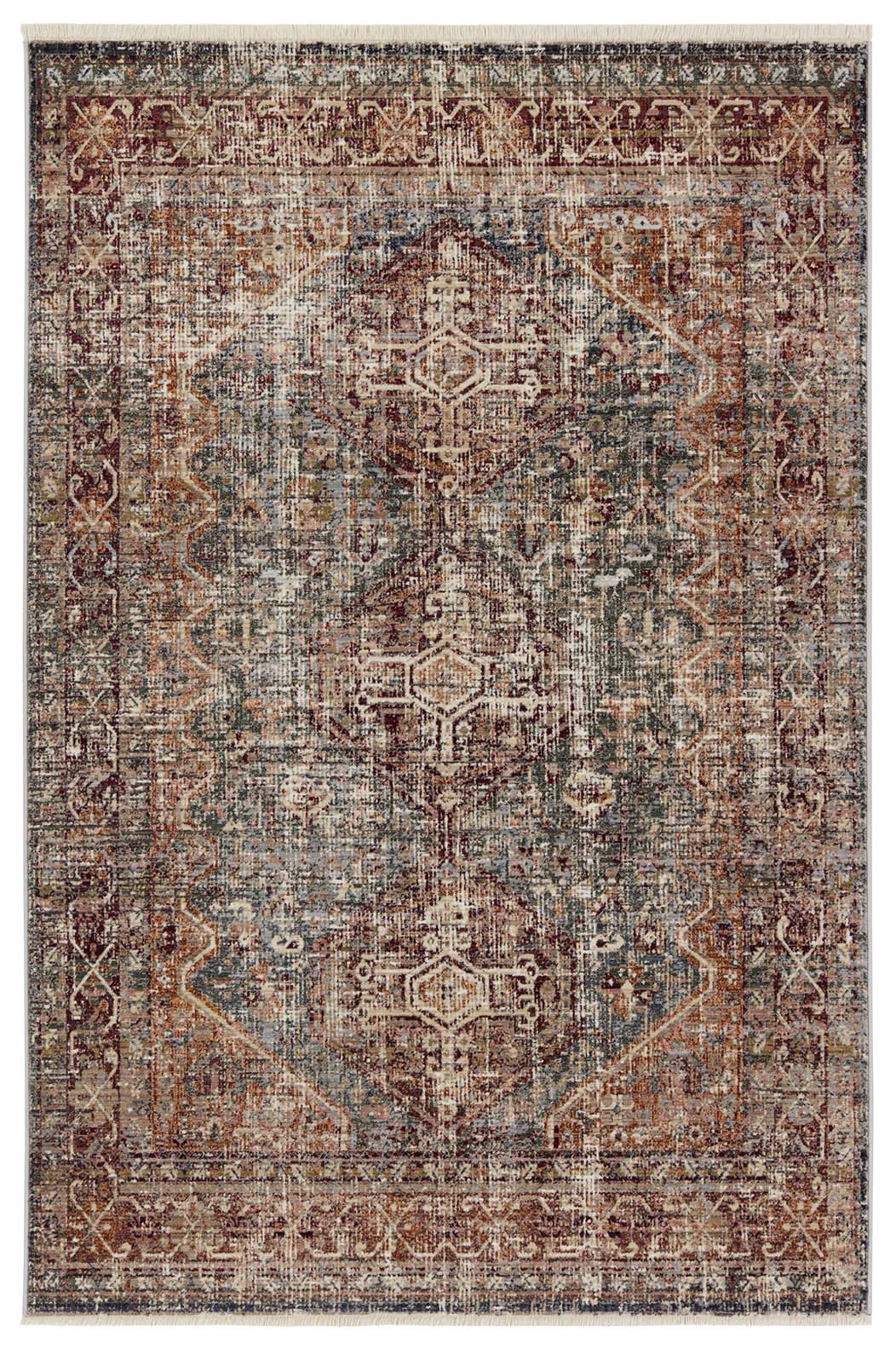 Vibe by Jaipur Living Zakaria Medallion Red/Blue Area Rug  Product Image