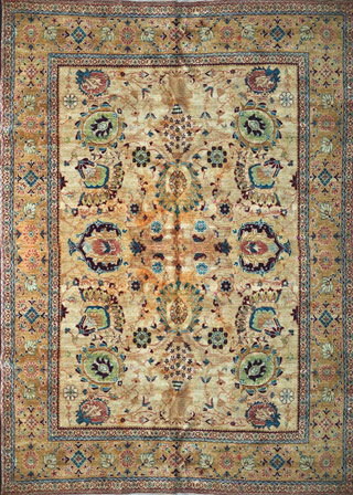 Name:Pakistan Zigler Traditional 8' x 10' Hand Knotted Rug, Item id:clr_zigler_pakistan (Medium Image)