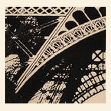 Quick Cart Image for Eiffel Black & White 7' x 7' Rug
