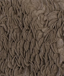 Name:Enoki Taupe Felt Shag Rug, Item id:na_enoki-taupe (Medium Image)