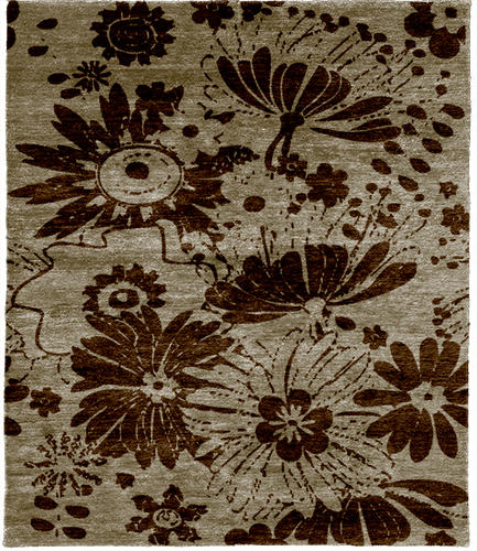 Reading Wool Hand Knotted Tibetan Rug Product Image