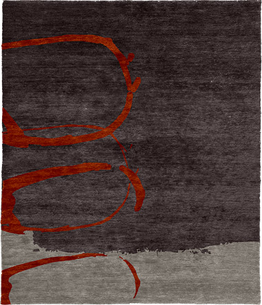 Ankou C Wool Hand Knotted Tibetan Rug Product Image
