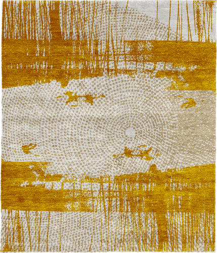 Fragmented O Wool Hand Knotted Tibetan Rug Product Image