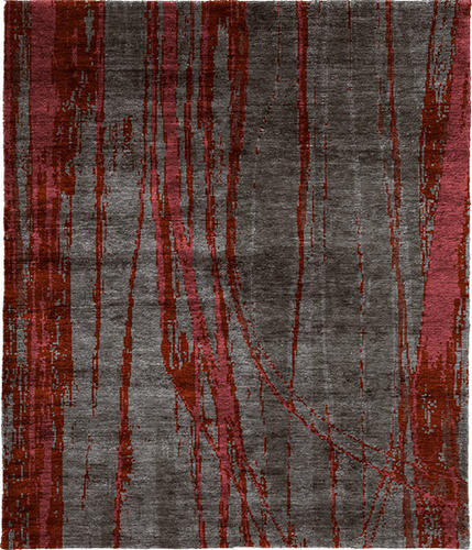 Wind And Fire Wool Hand Knotted Tibetan Rug Product Image