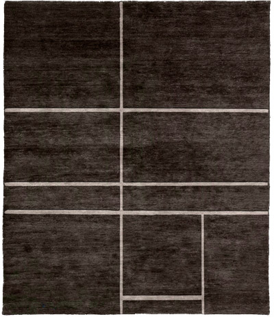 Expression In Lines C Wool Hand Knotted Tibetan Rug Product Image