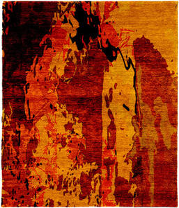 Chrysocolla Highland Hand Knotted Tibetan Rug Thumbnail Image