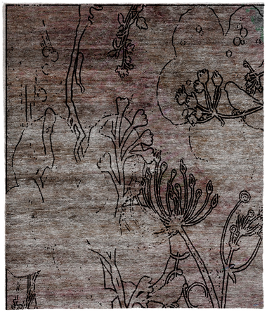 Watervale A Silk Wool Hand Knotted Tibetan Rug Product Image