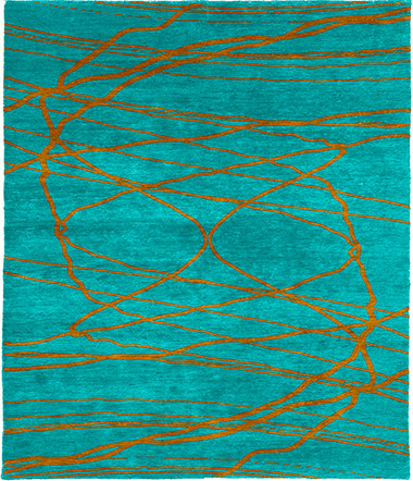 Auburn A Wool Hand Knotted Tibetan Rug Product Image
