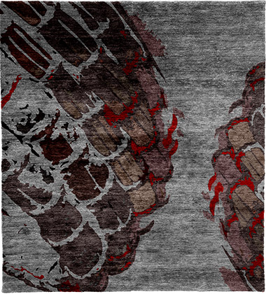 Copiapite A Wool Hand Knotted Tibetan Rug Product Image
