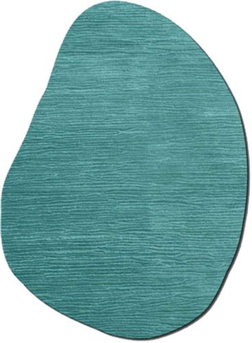 Flagstone Turquoise Wool Rug Product Image