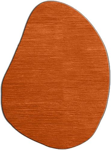 Flagstone Tangerine Wool Rug Product Image