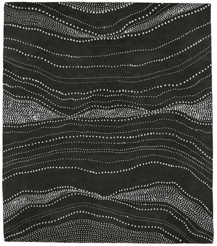 Name:Point Art Charcoal Rug, Item id:glr_point-06 (Medium Image)