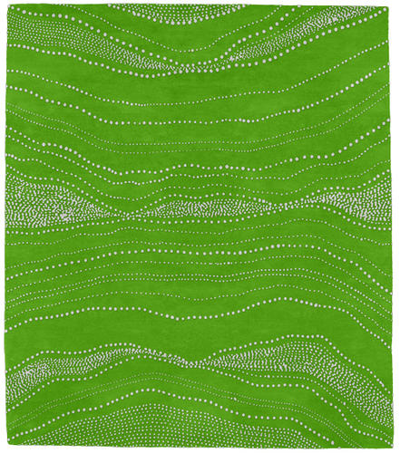 Name:Point Art Green Rug, Item id:glr_point-09 (Medium Image)