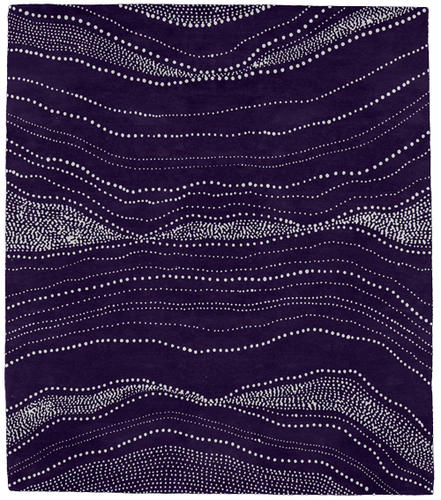 Name:Point Art Dark Violet Rug, Item id:glr_point-10 (Medium Image)