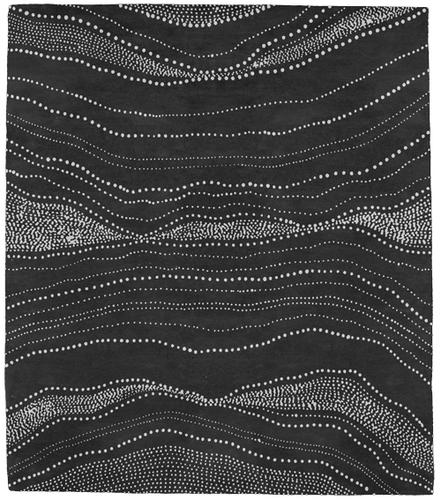 Point Art Charcoal - Ivory Rug Product Image