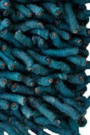 Sedona Solo 154_154 Deep Turquoise Shag Rug Thumbnail Image