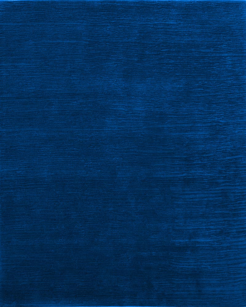 Solid Royal Blue Shore Wool Rug Product Image