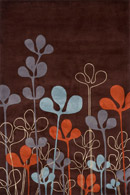 New Wave NW-125 Chocolate Rug