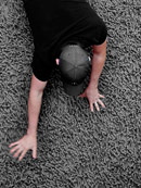 Primo Gray Shag Rug