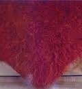 Genuine Flokati - Red Shag Rug
