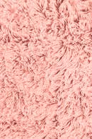 Genuine Flokati - Pastel Pink Shag Rug