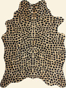 Chestnut Giraffe Cowhide Rug