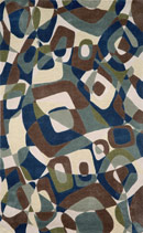 Amalfi Abstract Ocean Rug