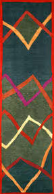 Dancing Zig-Zags Runner Rug