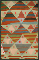 Moss with Red Dots Rug