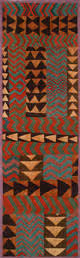 Terracotta Teal Runner Rug
