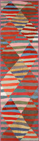 Diamond Stripes Runner Rug