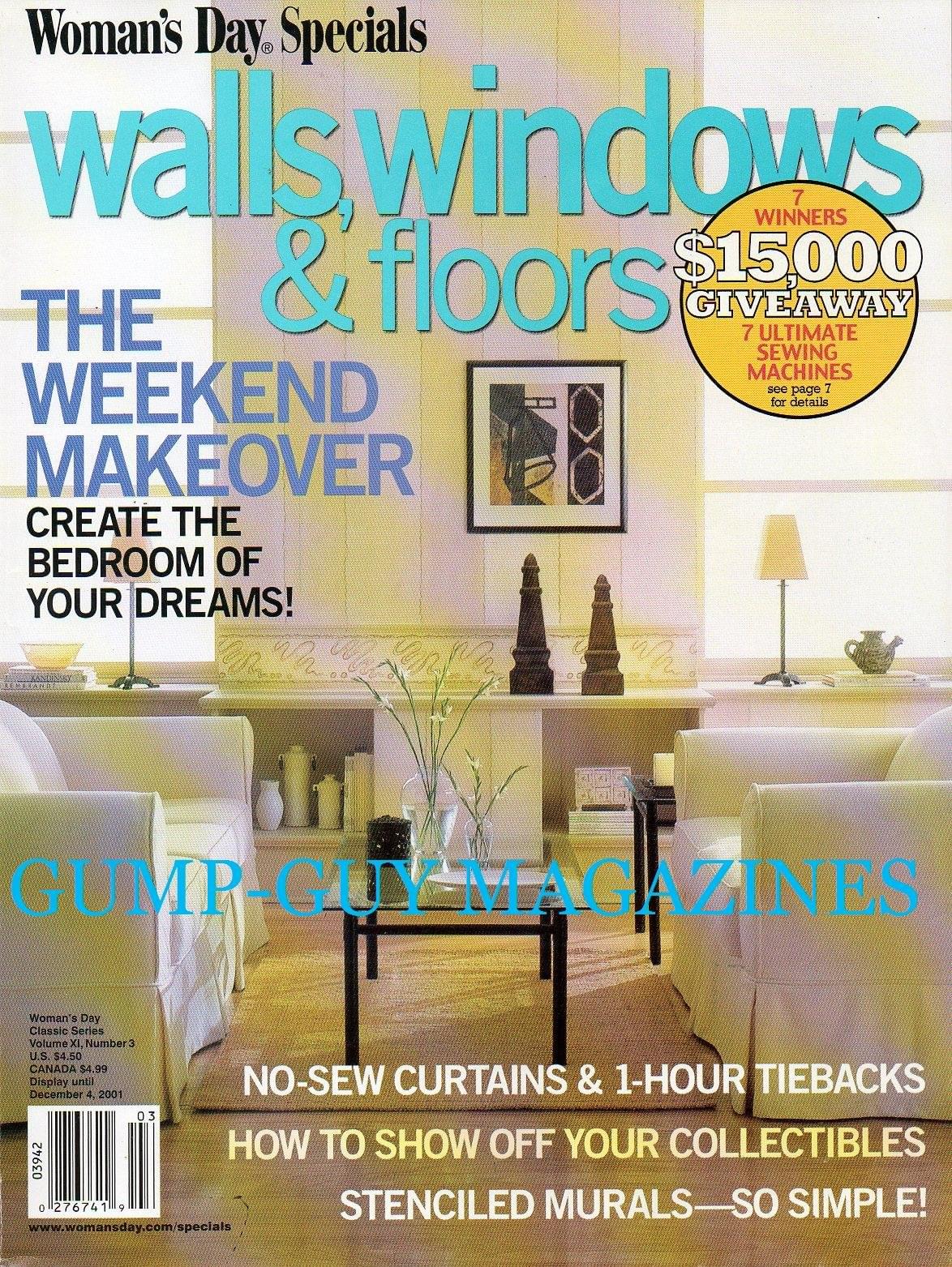 Walls, Windows & Floors, December 2001